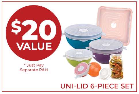 Bonus Offer - Uni-lid 6 Piece Set