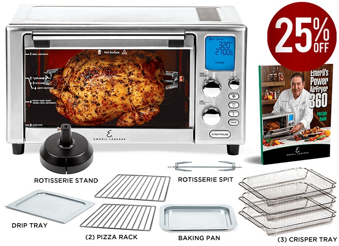 Power AirFryer 360 Deluxe Set 25% OFF