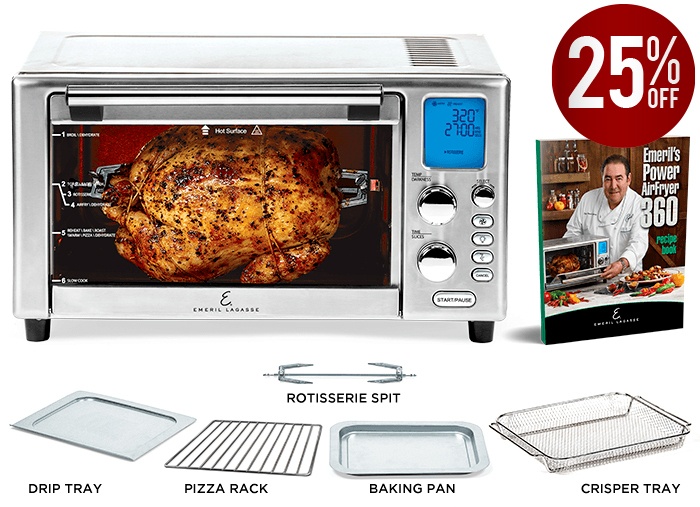 Power AirFryer 360 Set 25% OFF