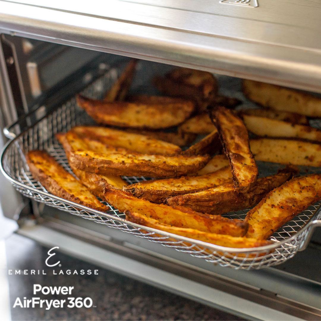 fries inside airfryer convection oven
